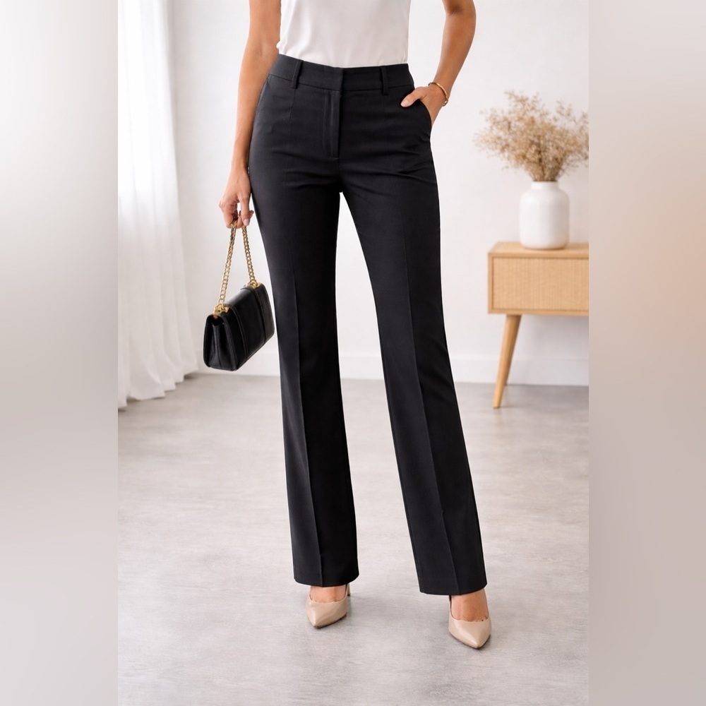 Moe Mien Black Bootcut Dress Pants Women’s Business Casual,size33 new never worn
